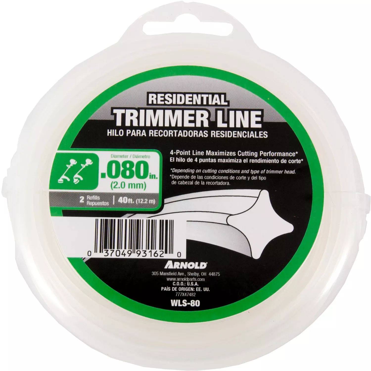 .080 Trimmer Line, 40-Ft.