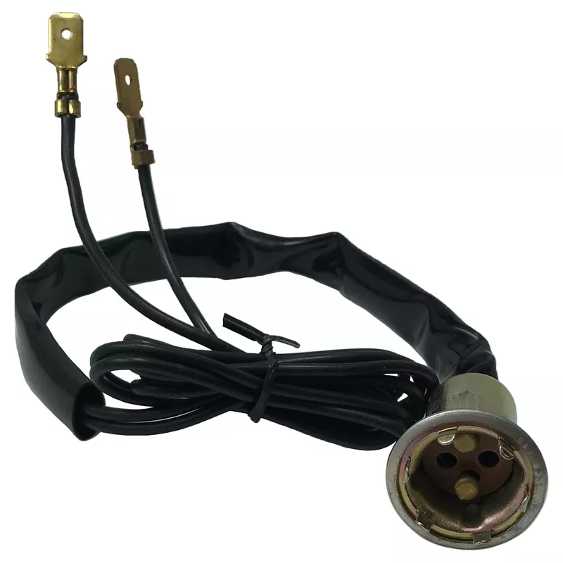 (2) Park Turn Signal Electrical Bulb Socket Standard S-514 Lamp Pigtail Assembly