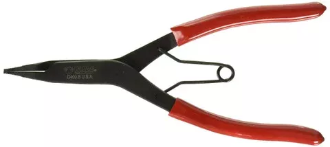 Wilde Tool Angle Tip Lock Ring Pliers, 9″ With Black Oxide Finish (G409.B/CS)